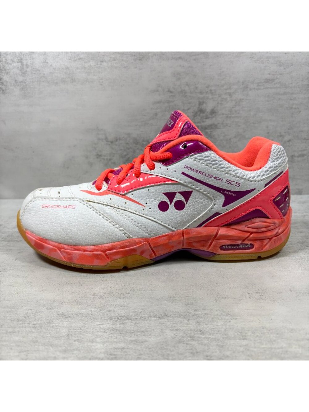 Yonex Powercushion SC5 Court Shoes Badminton Shoes - Women's Size 7 - White